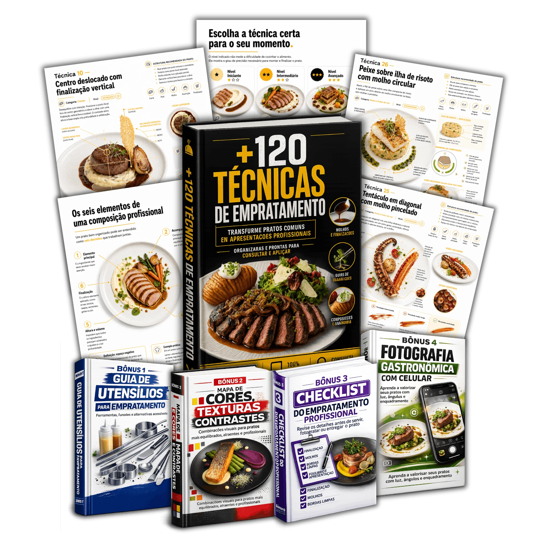 +120 Técnicas de Empratamento